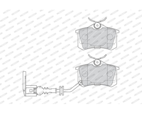 Brake Pad Set, disc brake PREMIER ECO FRICTION FDB1645 Ferodo, Image 3