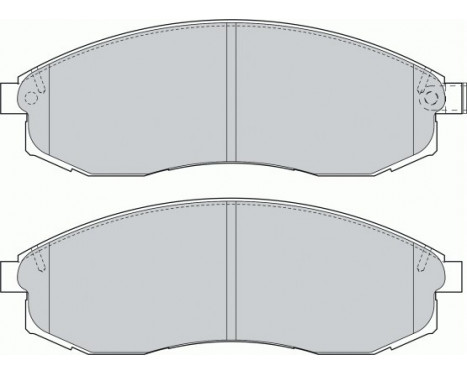 Brake Pad Set, disc brake PREMIER ECO FRICTION FDB1646 Ferodo, Image 2