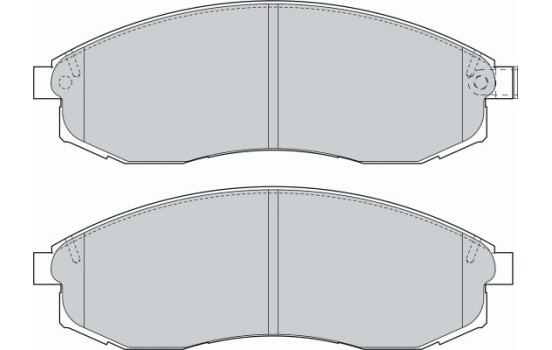 Brake Pad Set, disc brake PREMIER ECO FRICTION FDB1646 Ferodo, Image 2