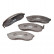 Brake Pad Set, disc brake PREMIER ECO FRICTION FDB1646 Ferodo