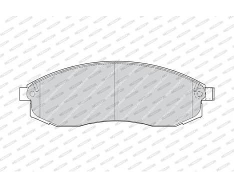 Brake Pad Set, disc brake PREMIER ECO FRICTION FDB1646 Ferodo, Image 4