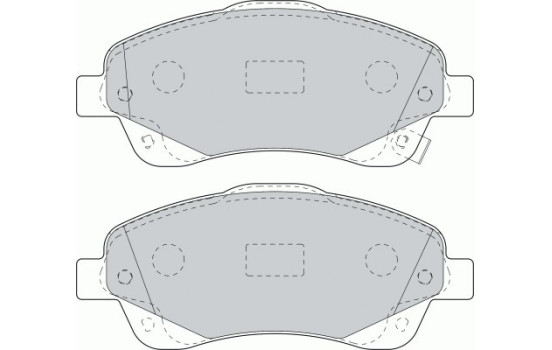 Brake Pad Set, disc brake PREMIER ECO FRICTION FDB1648 Ferodo, Image 2