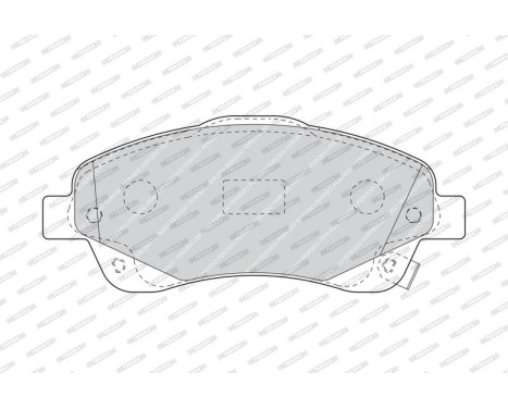 Brake Pad Set, disc brake PREMIER ECO FRICTION FDB1648 Ferodo, Image 4