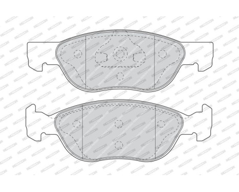 Brake Pad Set, disc brake PREMIER ECO FRICTION FDB1651 Ferodo, Image 4