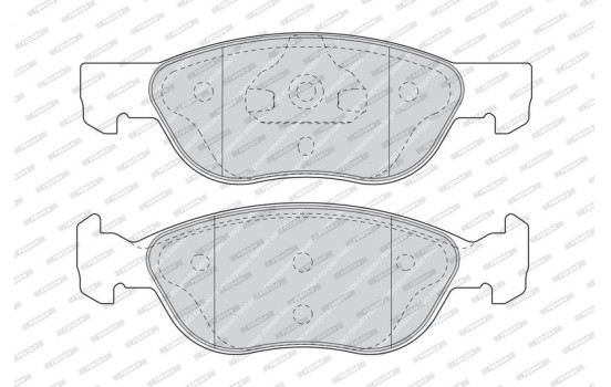Brake Pad Set, disc brake PREMIER ECO FRICTION FDB1651 Ferodo, Image 4