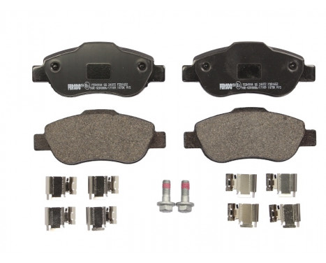 Brake Pad Set, disc brake PREMIER ECO FRICTION FDB1652 Ferodo