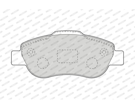 Brake Pad Set, disc brake PREMIER ECO FRICTION FDB1652 Ferodo, Image 4