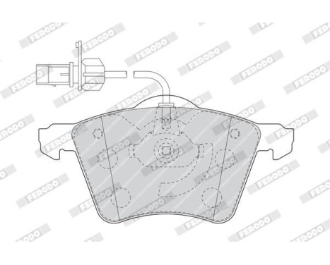 Brake Pad Set, disc brake PREMIER ECO FRICTION FDB1654 Ferodo, Image 4