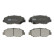 Brake Pad Set, disc brake PREMIER ECO FRICTION FDB1658 Ferodo