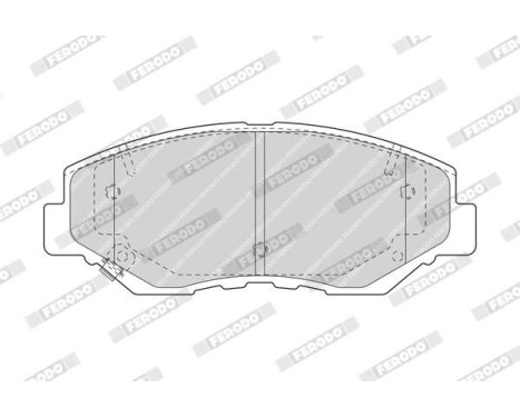 Brake Pad Set, disc brake PREMIER ECO FRICTION FDB1658 Ferodo, Image 3