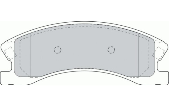 Brake Pad Set, disc brake PREMIER ECO FRICTION FDB1659 Ferodo, Image 2