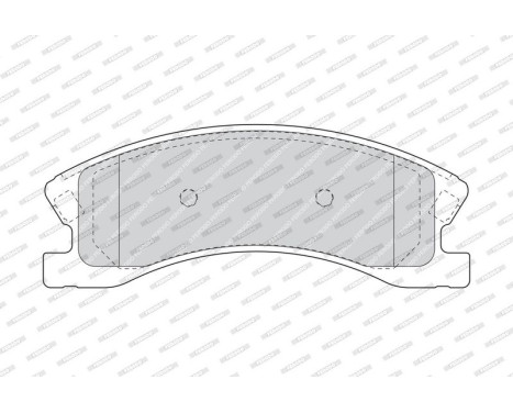 Brake Pad Set, disc brake PREMIER ECO FRICTION FDB1659 Ferodo, Image 4