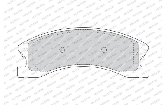 Brake Pad Set, disc brake PREMIER ECO FRICTION FDB1659 Ferodo, Image 4