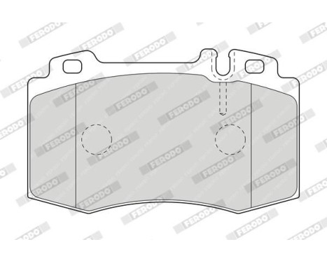 Brake Pad Set, disc brake PREMIER ECO FRICTION FDB1661 Ferodo, Image 4