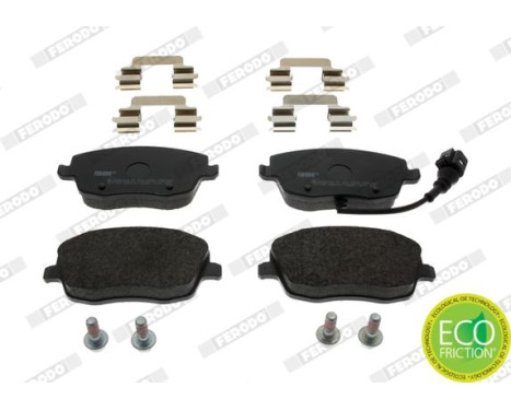 Brake Pad Set, disc brake PREMIER ECO FRICTION FDB1662 Ferodo, Image 3