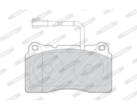 Brake Pad Set, disc brake PREMIER ECO FRICTION FDB1663 Ferodo, Image 4