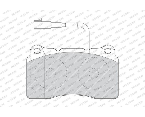 Brake Pad Set, disc brake PREMIER ECO FRICTION FDB1663 Ferodo, Image 4