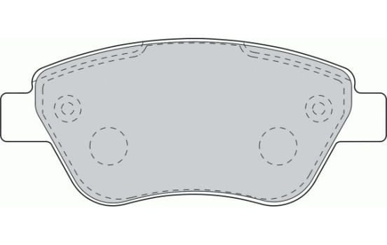 Brake Pad Set, disc brake PREMIER ECO FRICTION FDB1666 Ferodo, Image 2