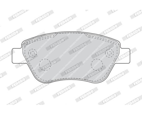 Brake Pad Set, disc brake PREMIER ECO FRICTION FDB1666 Ferodo, Image 4