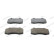 Brake Pad Set, disc brake PREMIER ECO FRICTION FDB1667 Ferodo, Thumbnail 3