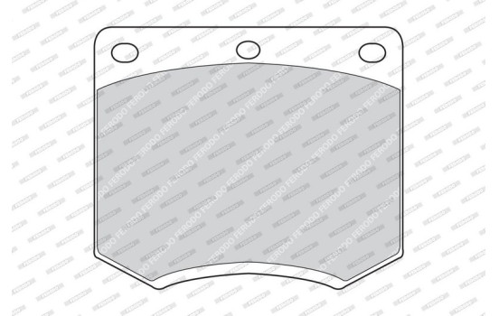 Brake Pad Set, disc brake PREMIER ECO FRICTION FDB167 Ferodo, Image 3