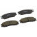 Brake Pad Set, disc brake PREMIER ECO FRICTION FDB1670 Ferodo