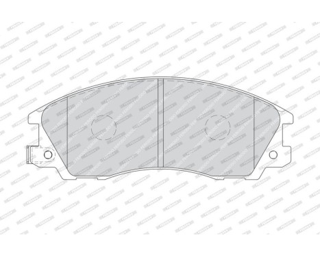 Brake Pad Set, disc brake PREMIER ECO FRICTION FDB1670 Ferodo, Image 4