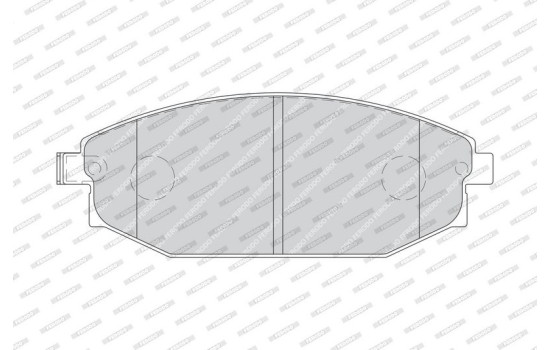 Brake Pad Set, disc brake PREMIER ECO FRICTION FDB1671 Ferodo, Image 4