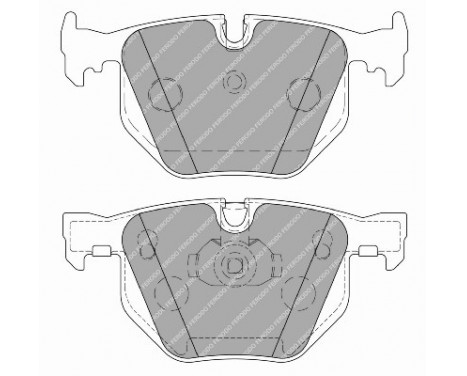 Brake Pad Set, disc brake PREMIER ECO FRICTION FDB1673 Ferodo, Image 2