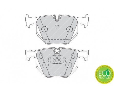 Brake Pad Set, disc brake PREMIER ECO FRICTION FDB1673 Ferodo, Image 4