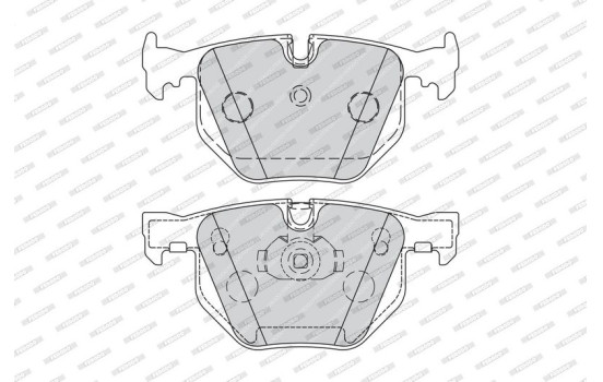 Brake Pad Set, disc brake PREMIER ECO FRICTION FDB1673 Ferodo, Image 4