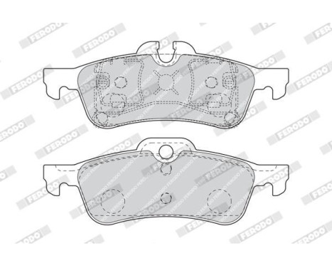 Brake Pad Set, disc brake PREMIER ECO FRICTION FDB1676 Ferodo, Image 3