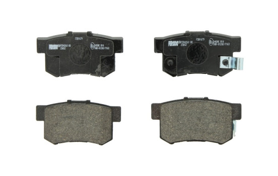 Brake Pad Set, disc brake PREMIER ECO FRICTION FDB1679 Ferodo