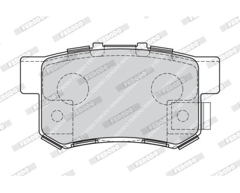 Brake Pad Set, disc brake PREMIER ECO FRICTION FDB1679 Ferodo, Image 3