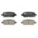 Brake Pad Set, disc brake PREMIER ECO FRICTION FDB1693 Ferodo