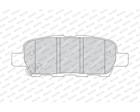 Brake Pad Set, disc brake PREMIER ECO FRICTION FDB1693 Ferodo, Image 3