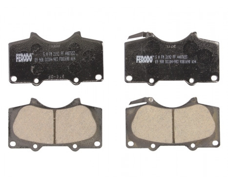 Brake Pad Set, disc brake PREMIER ECO FRICTION FDB1698 Ferodo