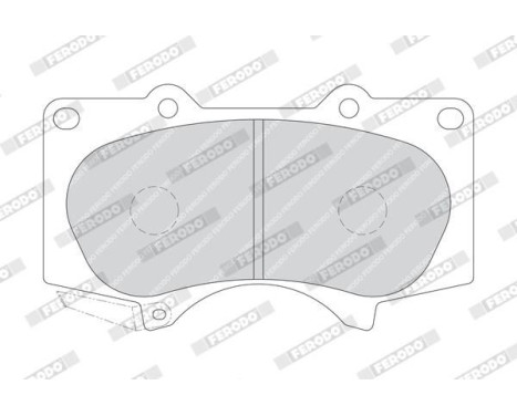 Brake Pad Set, disc brake PREMIER ECO FRICTION FDB1698 Ferodo, Image 3