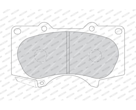 Brake Pad Set, disc brake PREMIER ECO FRICTION FDB1698 Ferodo, Image 3