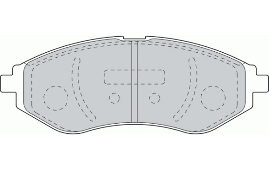 Brake Pad Set, disc brake PREMIER ECO FRICTION FDB1699 Ferodo, Image 2