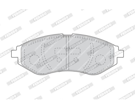 Brake Pad Set, disc brake PREMIER ECO FRICTION FDB1699 Ferodo, Image 4