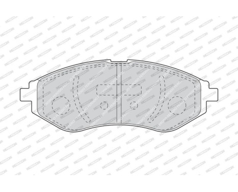 Brake Pad Set, disc brake PREMIER ECO FRICTION FDB1699 Ferodo, Image 4