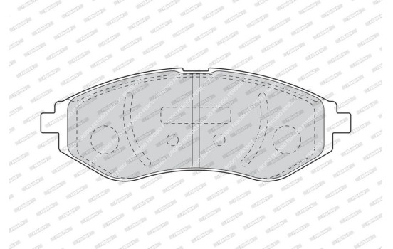 Brake Pad Set, disc brake PREMIER ECO FRICTION FDB1699 Ferodo, Image 4