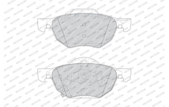 Brake Pad Set, disc brake PREMIER ECO FRICTION FDB1704 Ferodo, Image 4