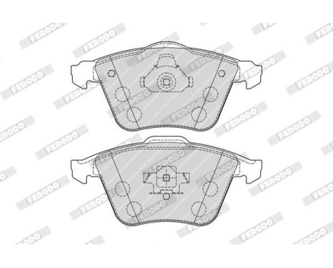 Brake Pad Set, disc brake PREMIER ECO FRICTION FDB1706 Ferodo, Image 3