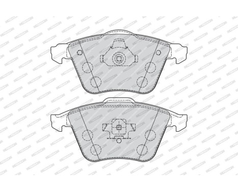 Brake Pad Set, disc brake PREMIER ECO FRICTION FDB1706 Ferodo, Image 3