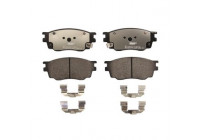 Brake Pad Set, disc brake PREMIER ECO FRICTION FDB1707 Ferodo