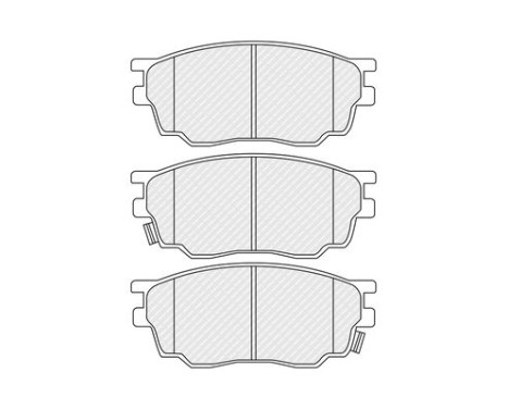 Brake Pad Set, disc brake PREMIER ECO FRICTION FDB1707 Ferodo, Image 2