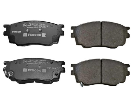 Brake Pad Set, disc brake PREMIER ECO FRICTION FDB1707 Ferodo, Image 2