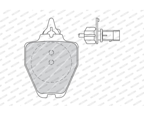 Brake Pad Set, disc brake PREMIER ECO FRICTION FDB1709 Ferodo, Image 4